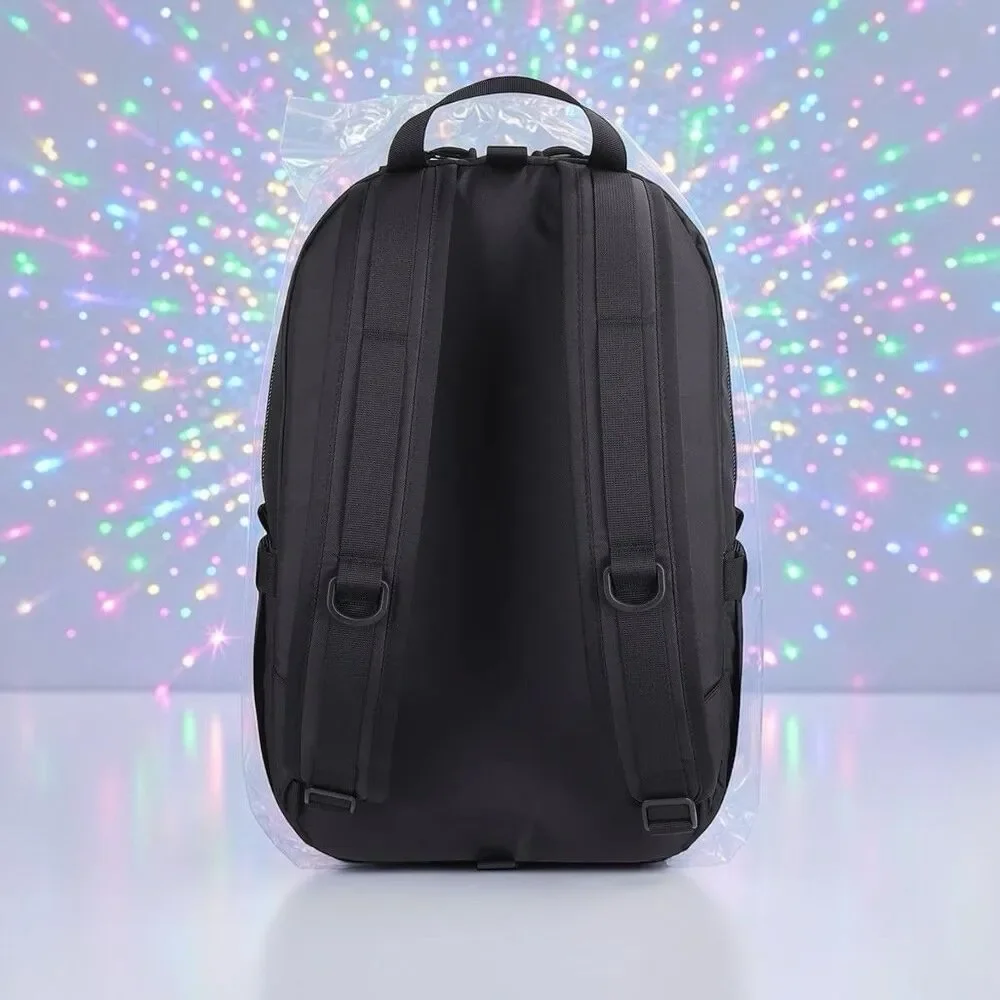 Topo Designs Light Pack Black Backpack With Yellow Interior NWT
